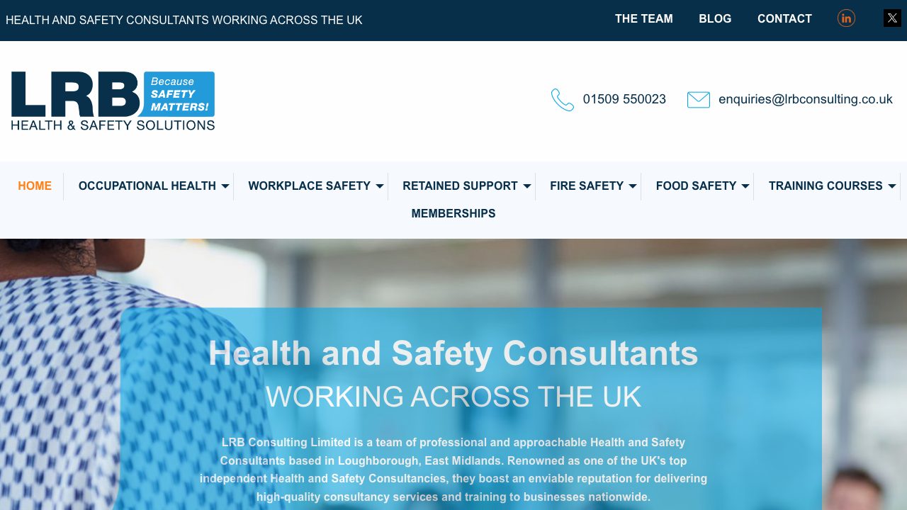 LRB Consulting website