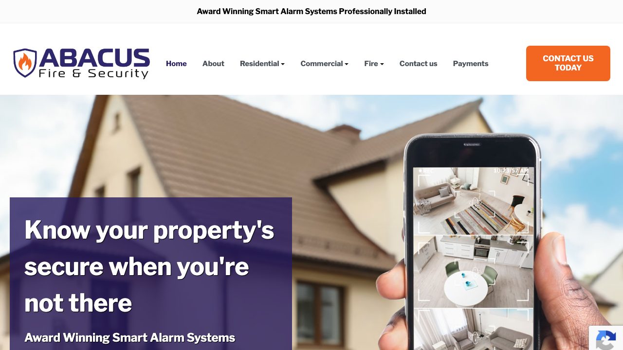 Abacus Fire & Security Ltd website