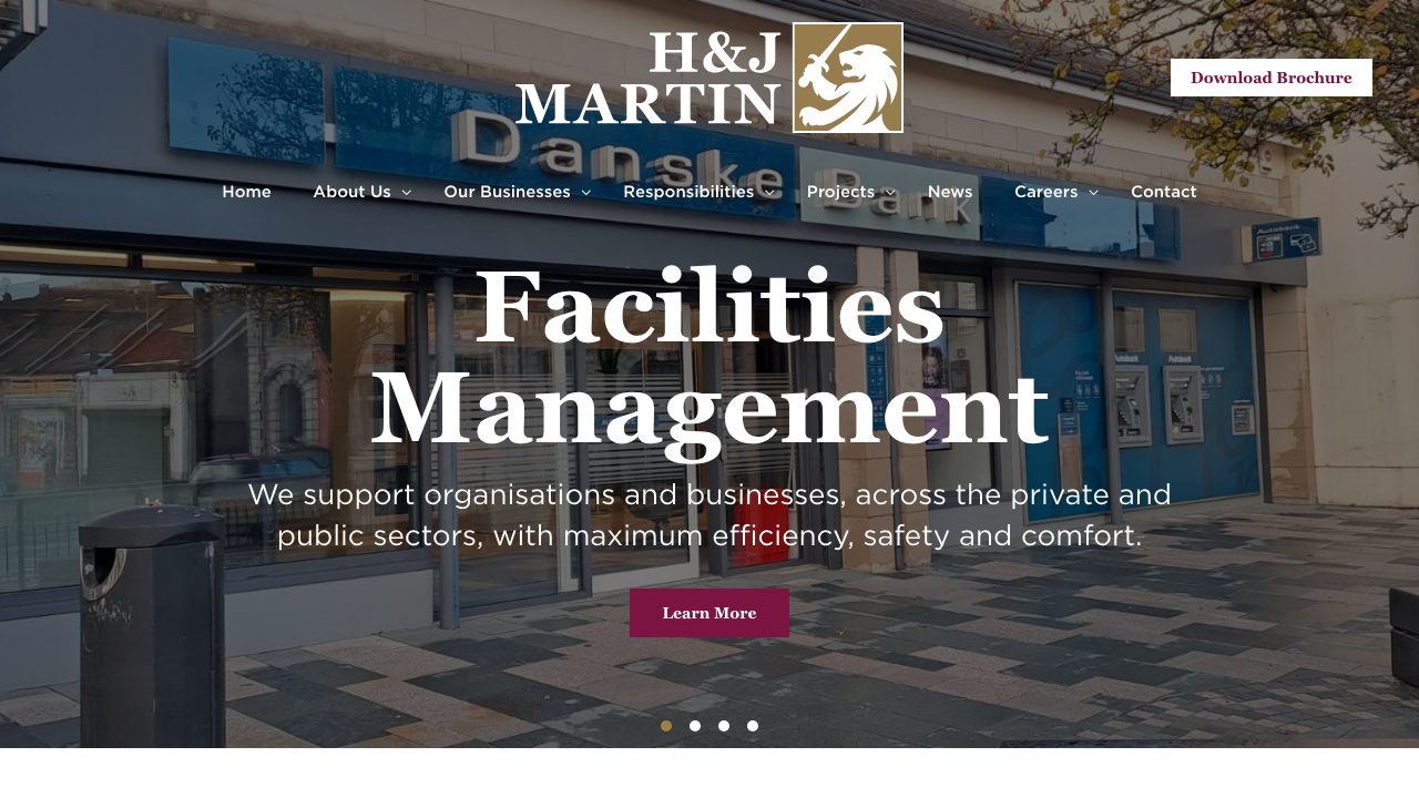 H & J Martin Ltd website