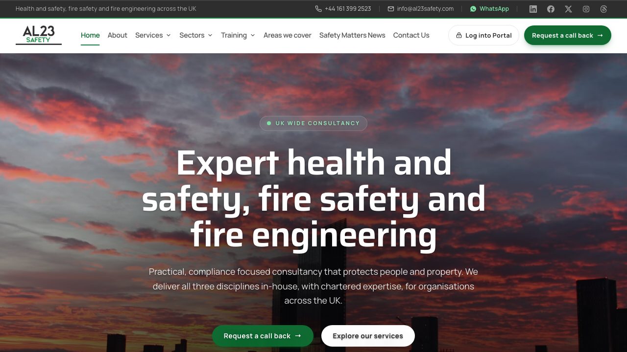 AL23 Safety website