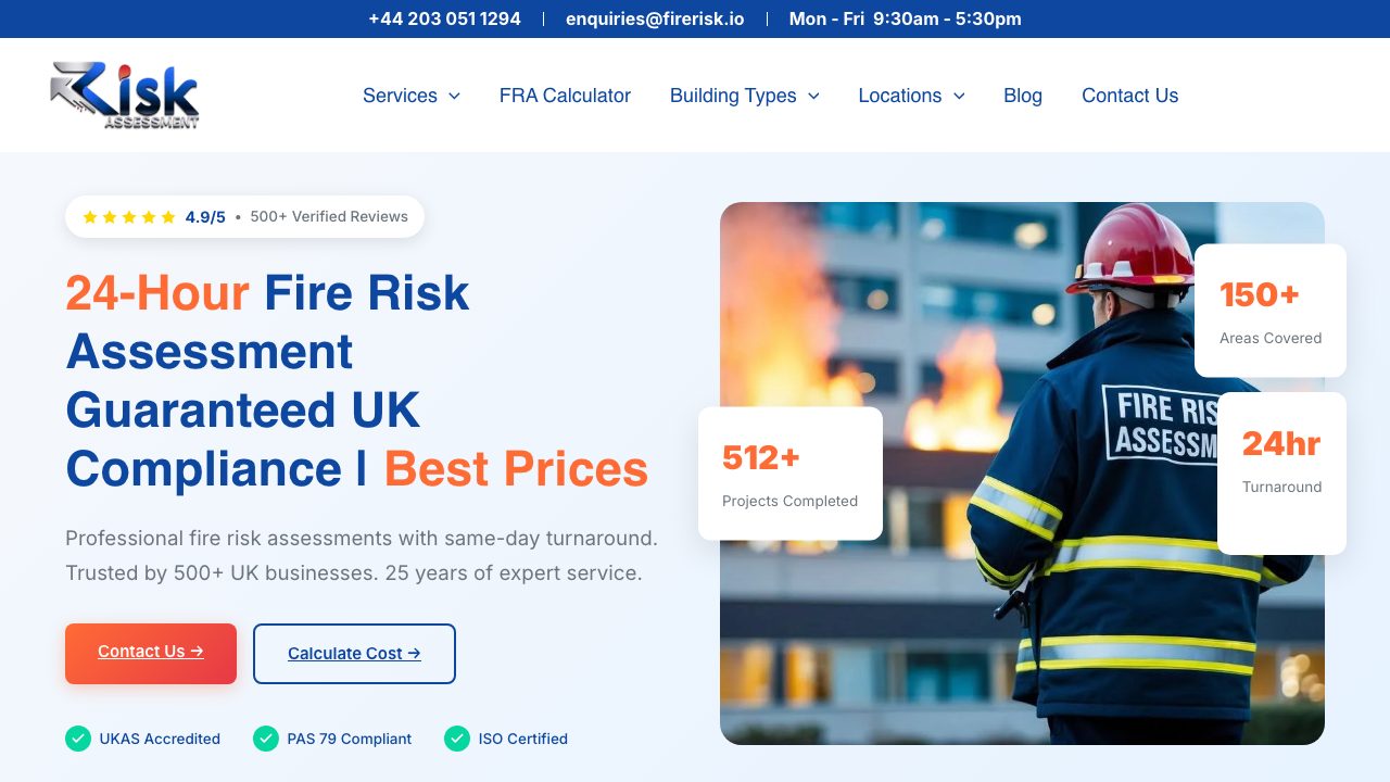 Risk Assessment Ltd website