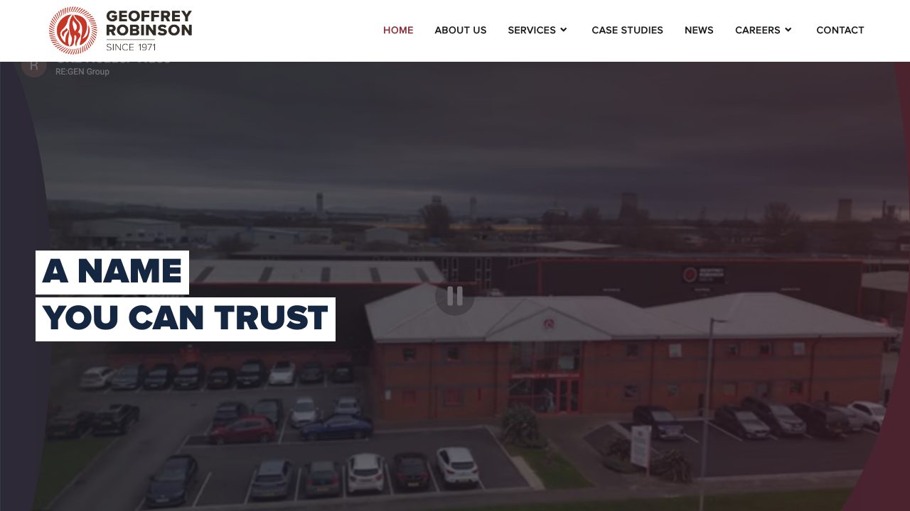 Geoffrey Robinson Ltd website