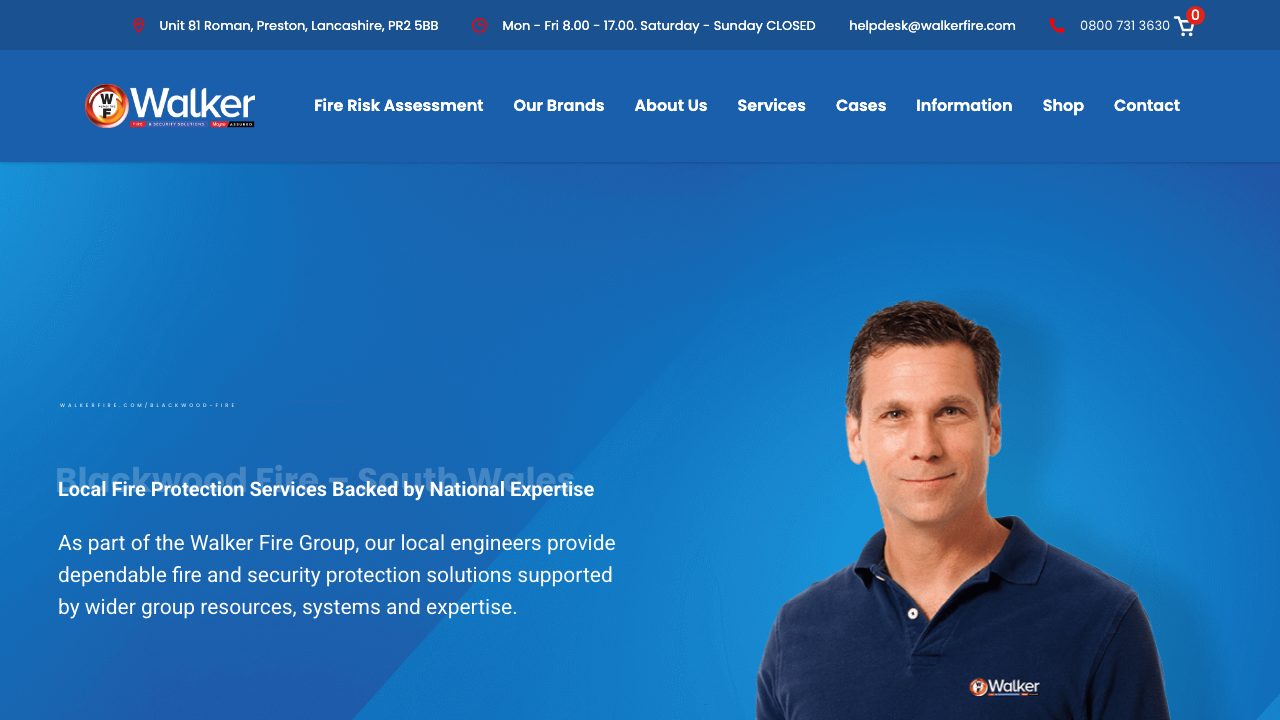 Blackwood Fire Ltd website