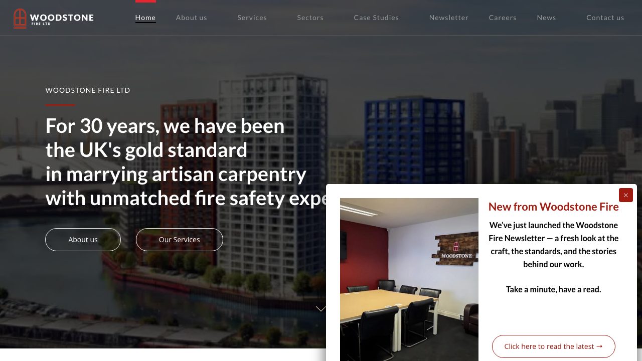 Woodstone Fire Ltd website