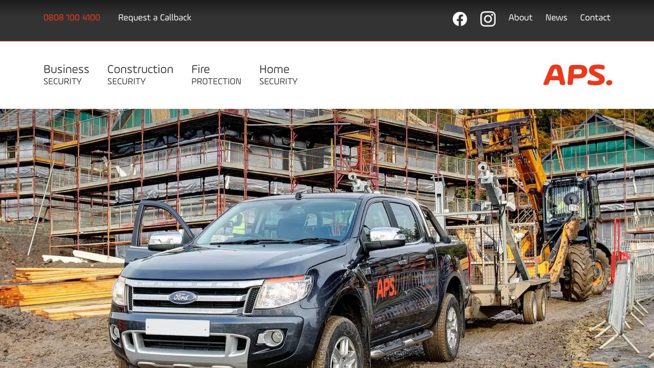 APS Protection Systems Ltd website