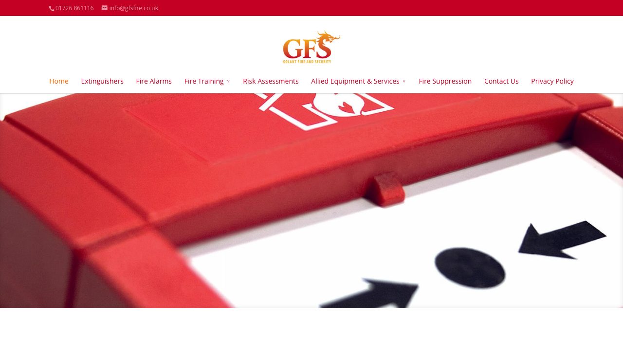 Golant Fire & Security website