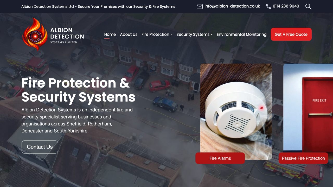 Albion Fire & Security Ltd website