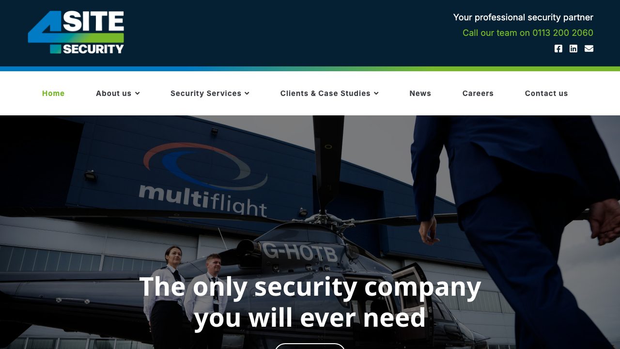 4 Site Security Systems Ltd website