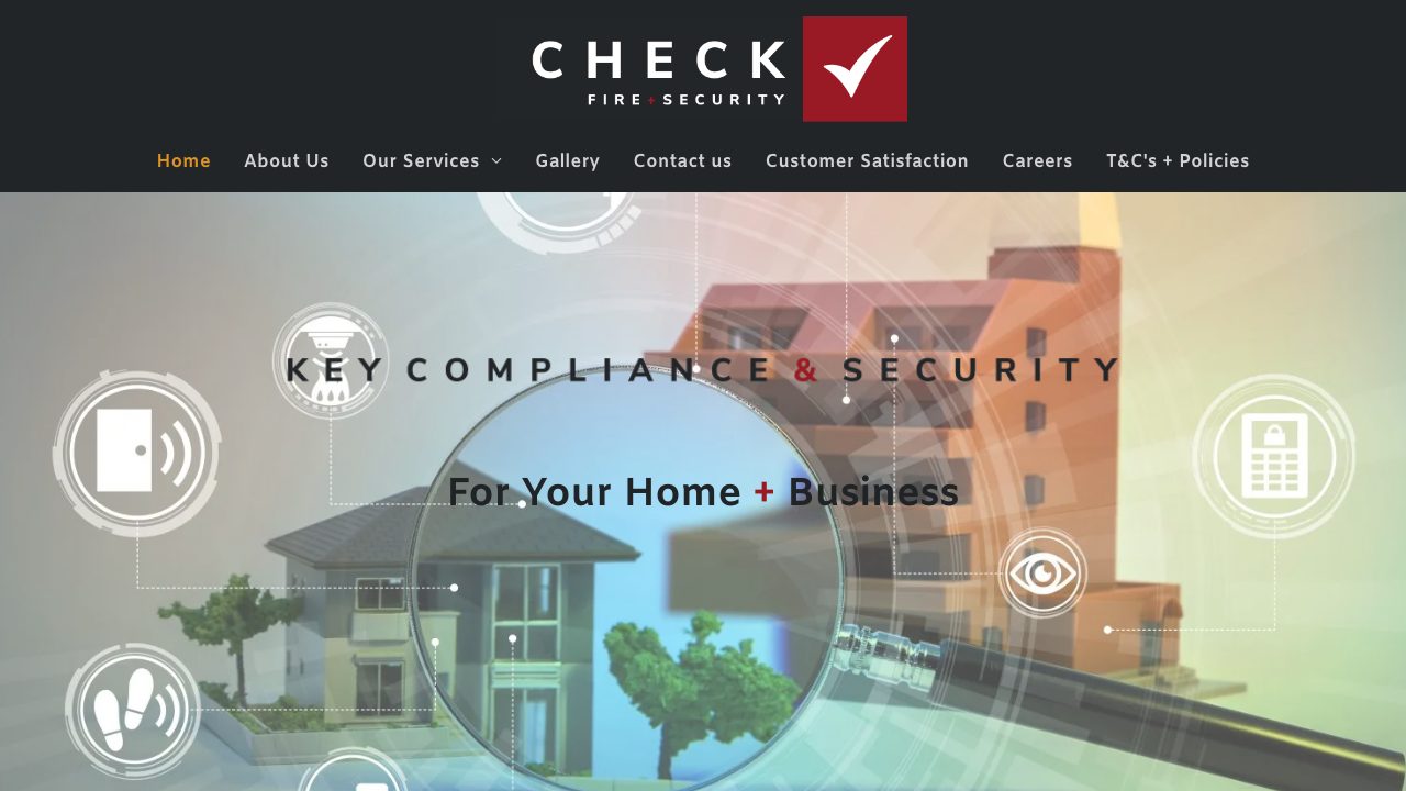 Check Fire & Security Ltd website