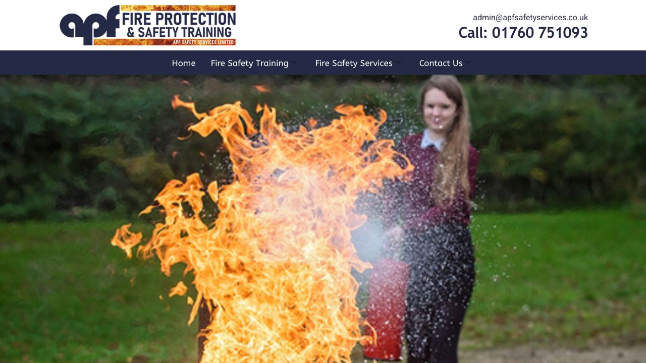 APF Safety Services Ltd website