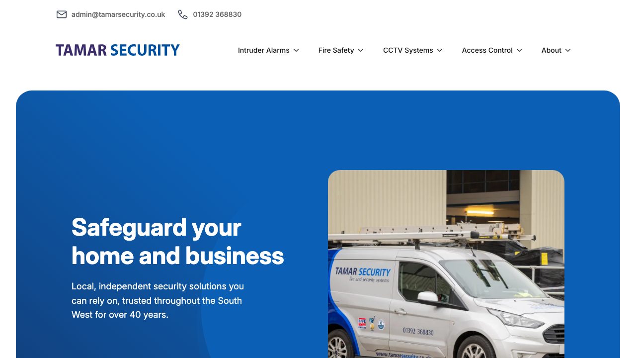 Tamar Security LTD website