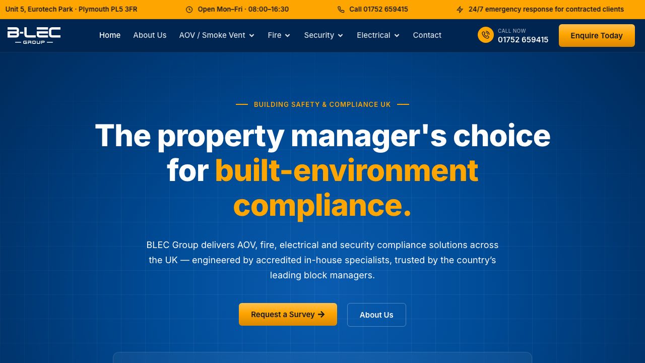 BLEC Group UK Ltd website