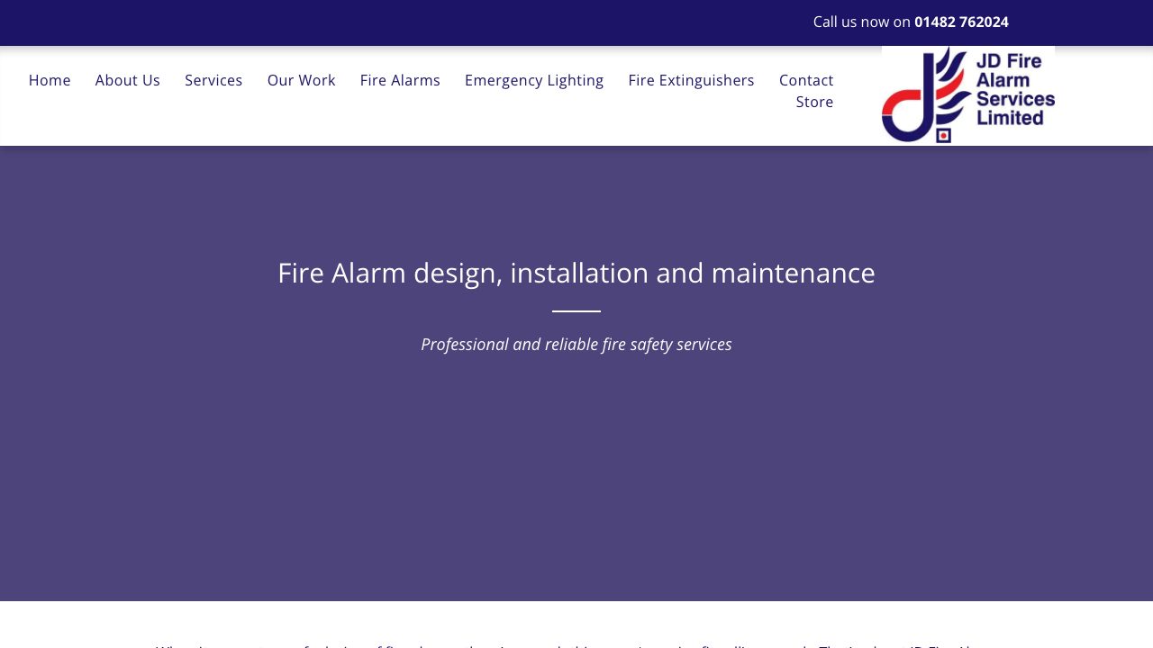 J & D Fire Engineering Ltd website