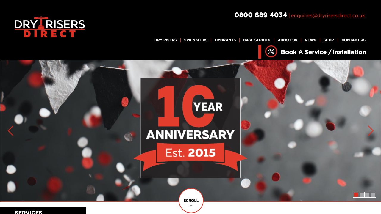 Dry Risers Direct Limited website
