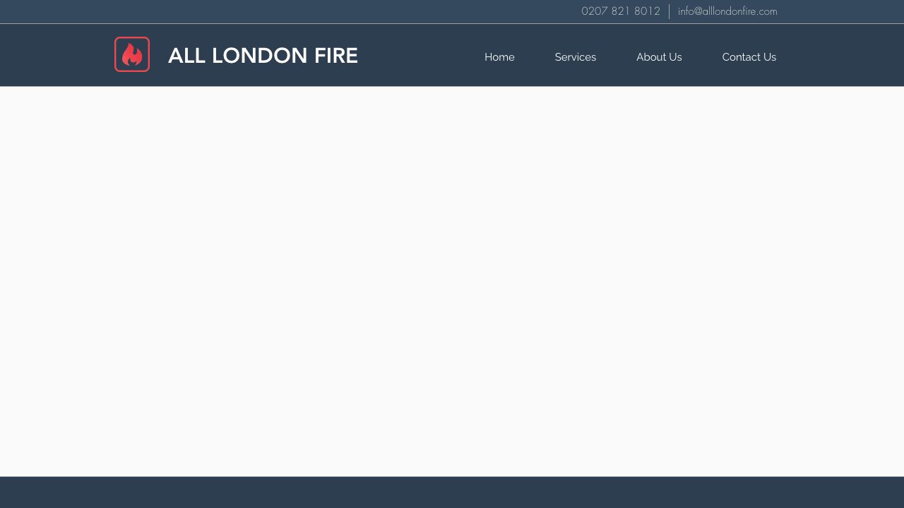 All London Fire Extinguishers Ltd website