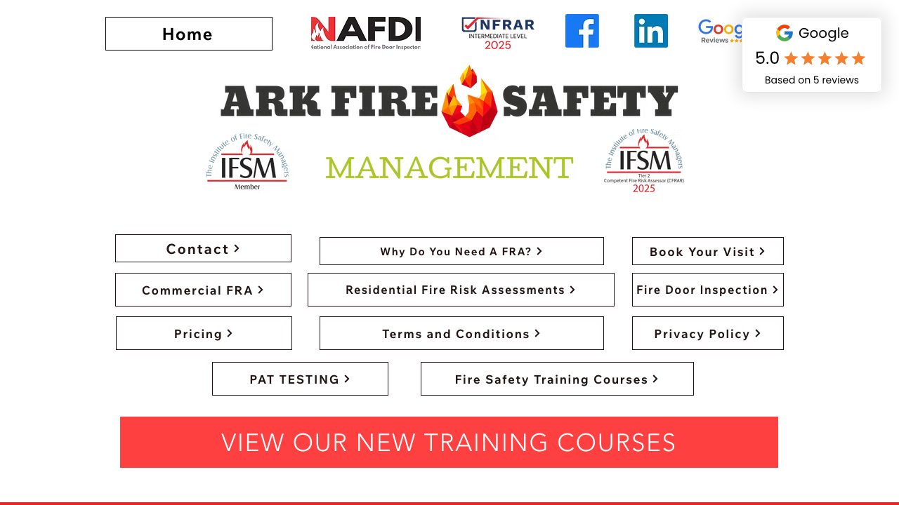 ARK FIRE SAFETY MANAGEMENT LTD website
