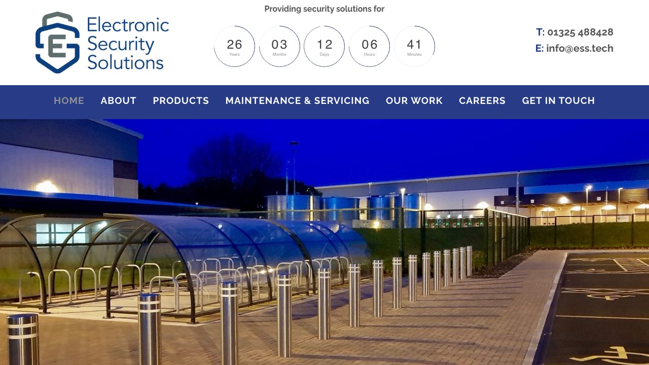 Electronic Security Solutions Limited T/A ESS website
