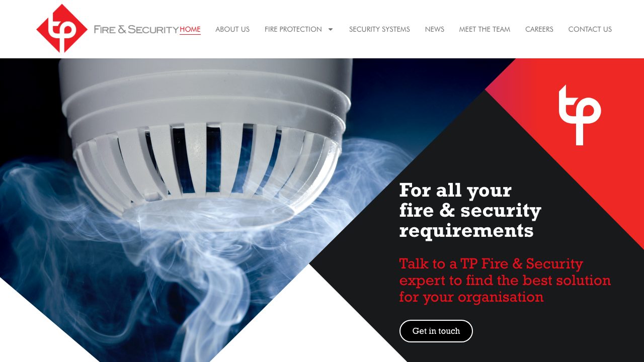 T P Fire & Security Limited website