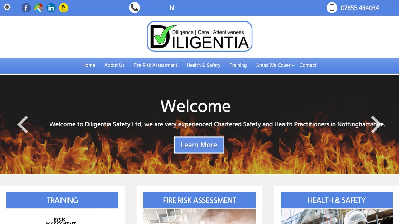 Diligentia Safety Ltd website