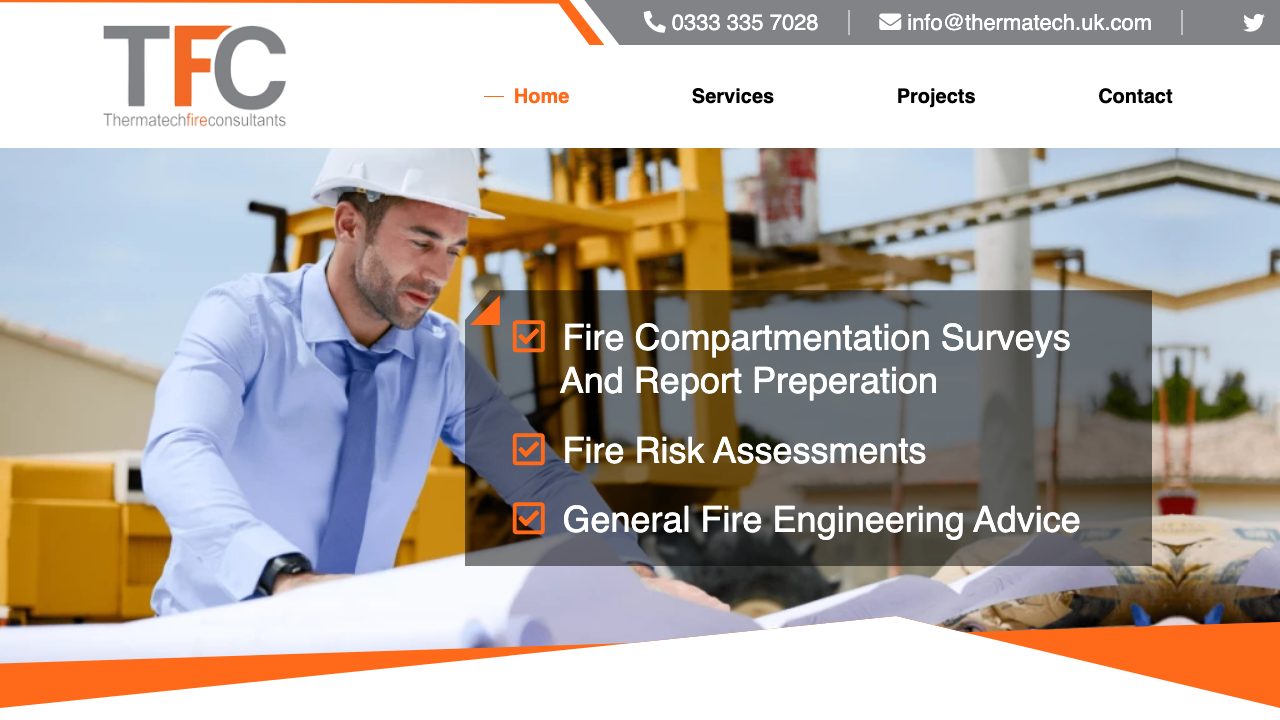 Thermatech Fire Consultants Ltd website