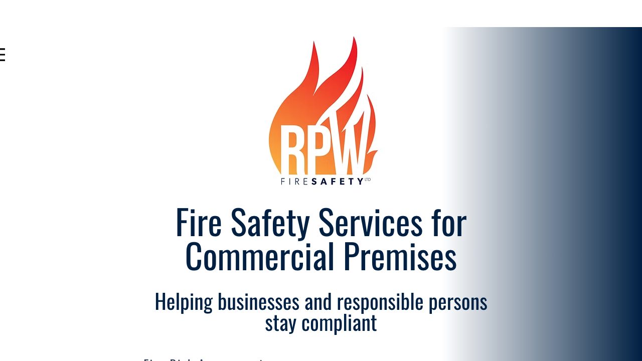 R P Safety Services website