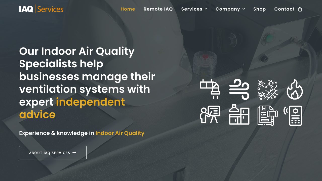 Independent Air Quality Consultancy Serv website