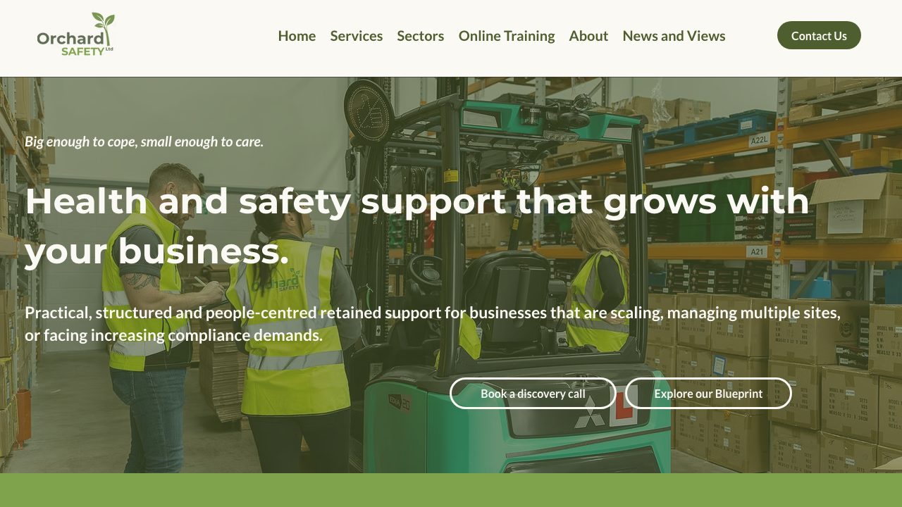 Orchard Safety website