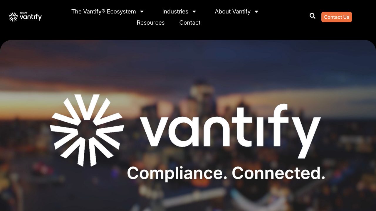 Vantify Consultancy Ltd website