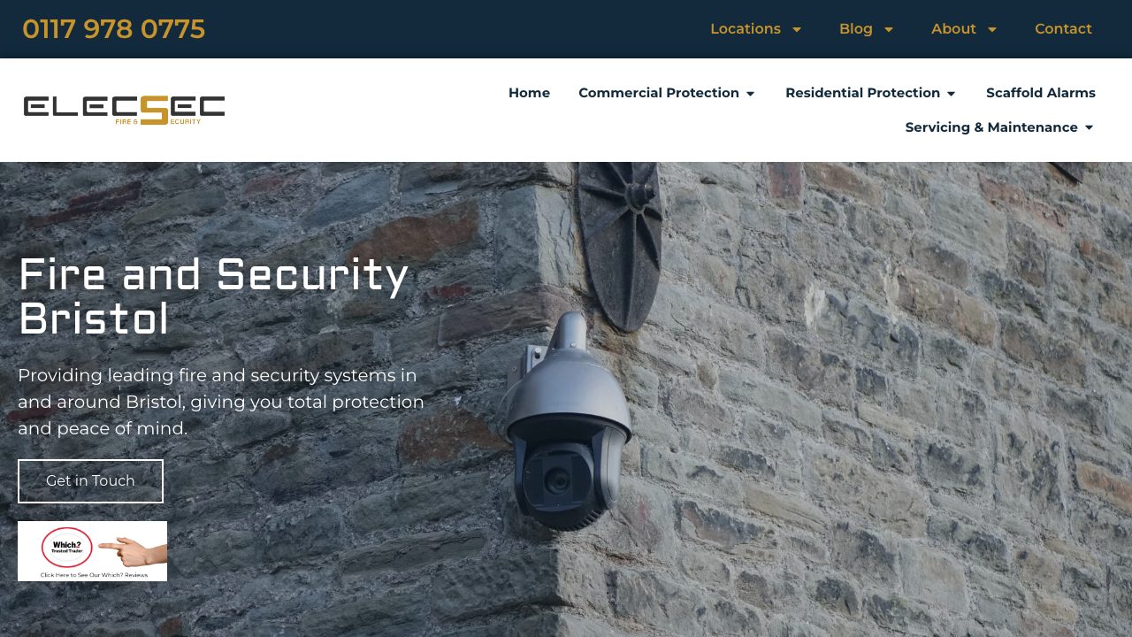 Elecsec UK Limited T/A Elecsec Fire & Security website