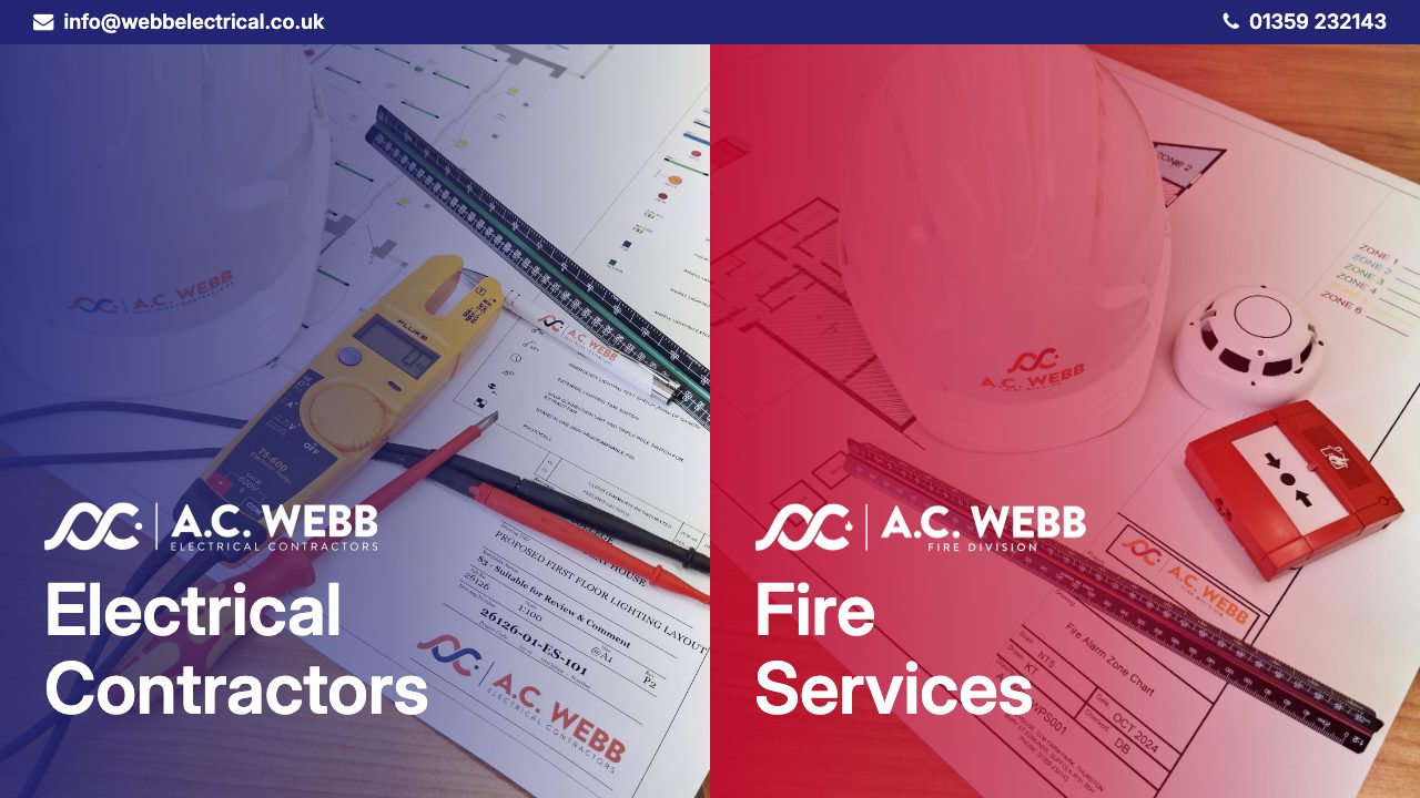 AC Webb Electrical Contractors Ltd website