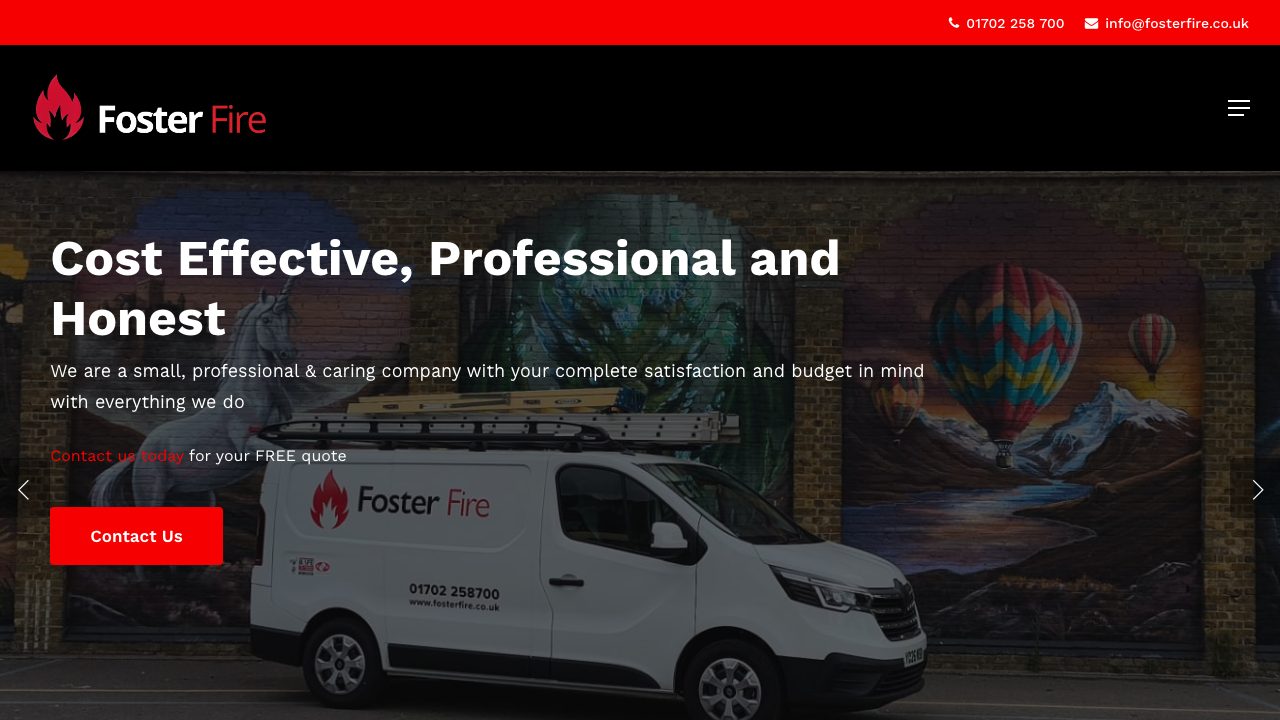 Foster Fire Ltd website
