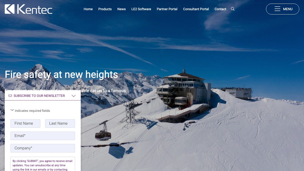 Kentec Electronics Ltd website