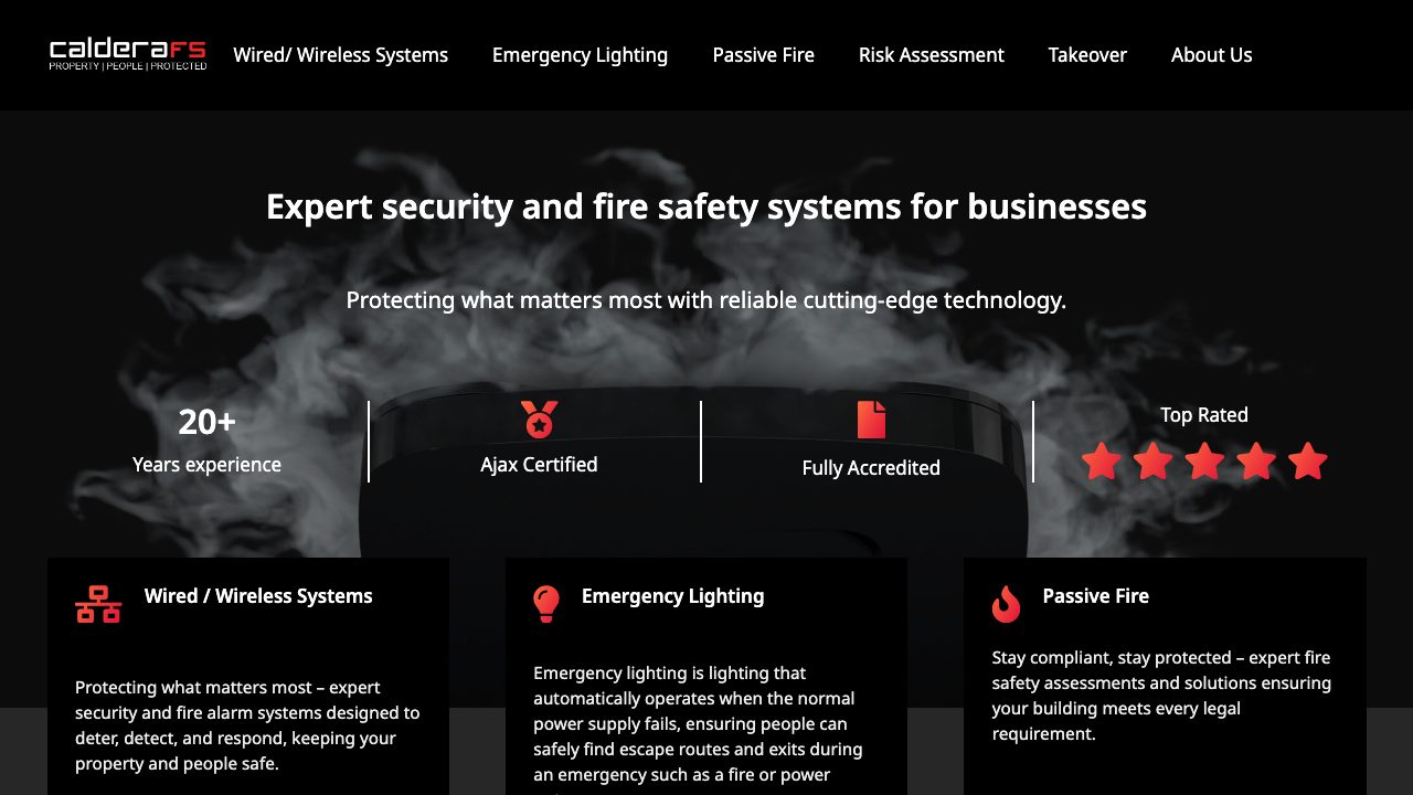 Caldera FS website