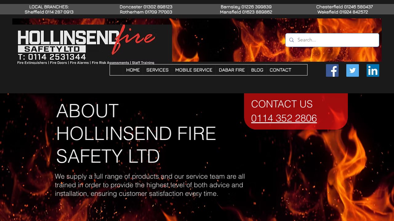 Hollinsend Fire Safety Ltd. website