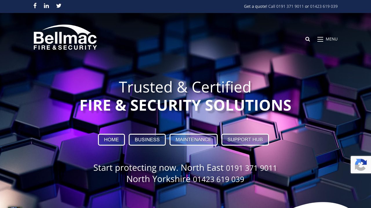 Bellmac Fire & Security Limited website