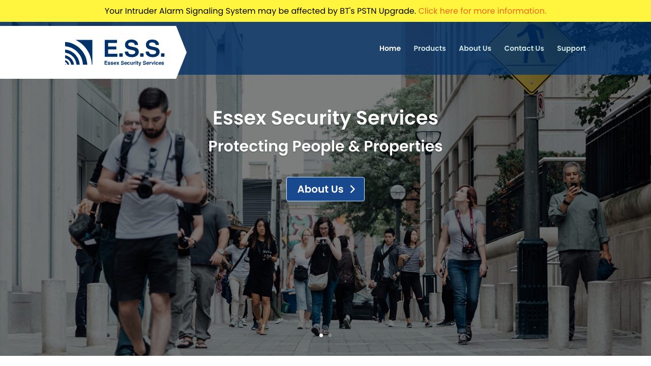 Essex Security Services Ltd website