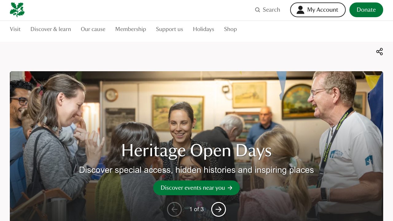 National Trust website