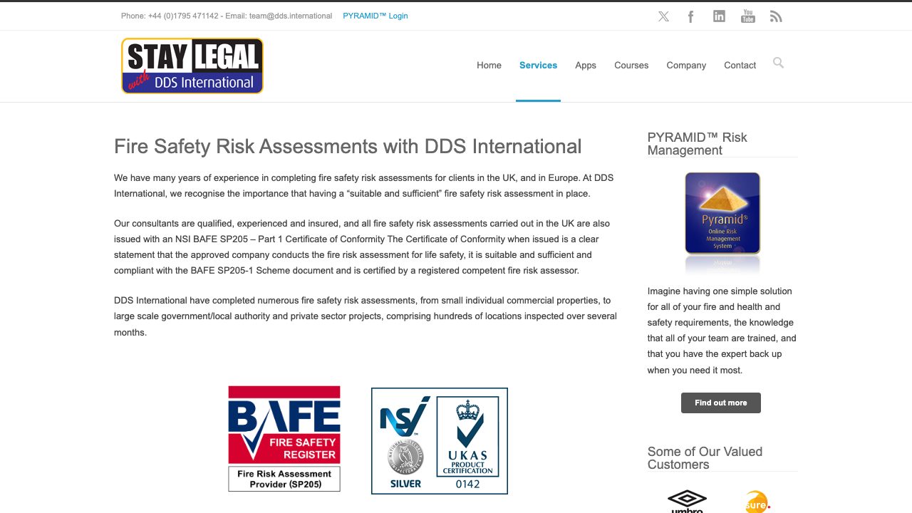 DDS (International) Limited website