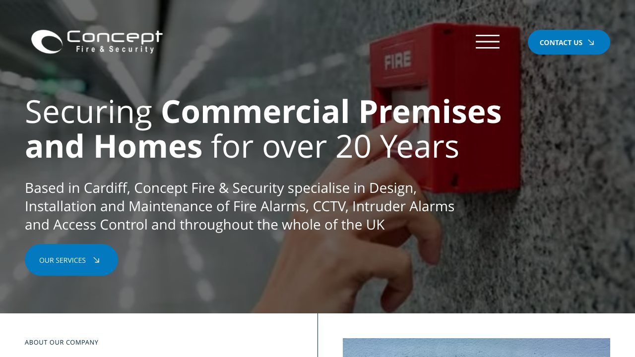 Concept Fire Systems Ltd website