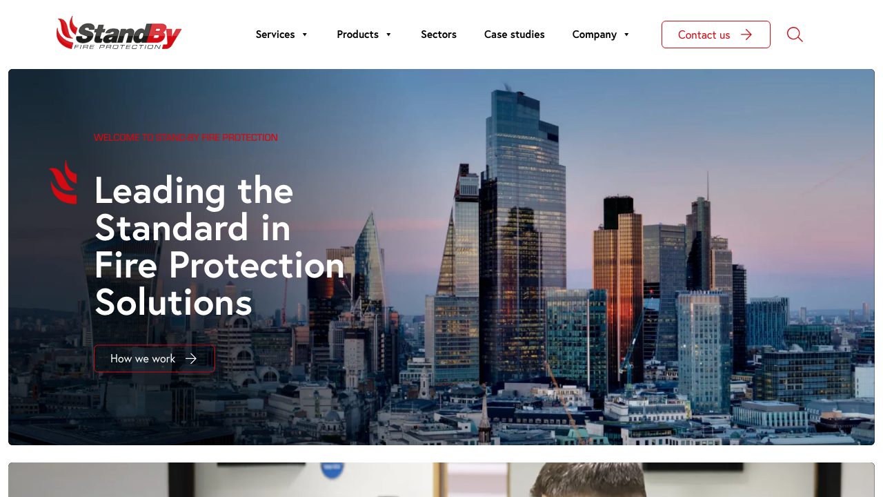 F B & P M Hardwick Limited T/A Stand-by Fire Protection website