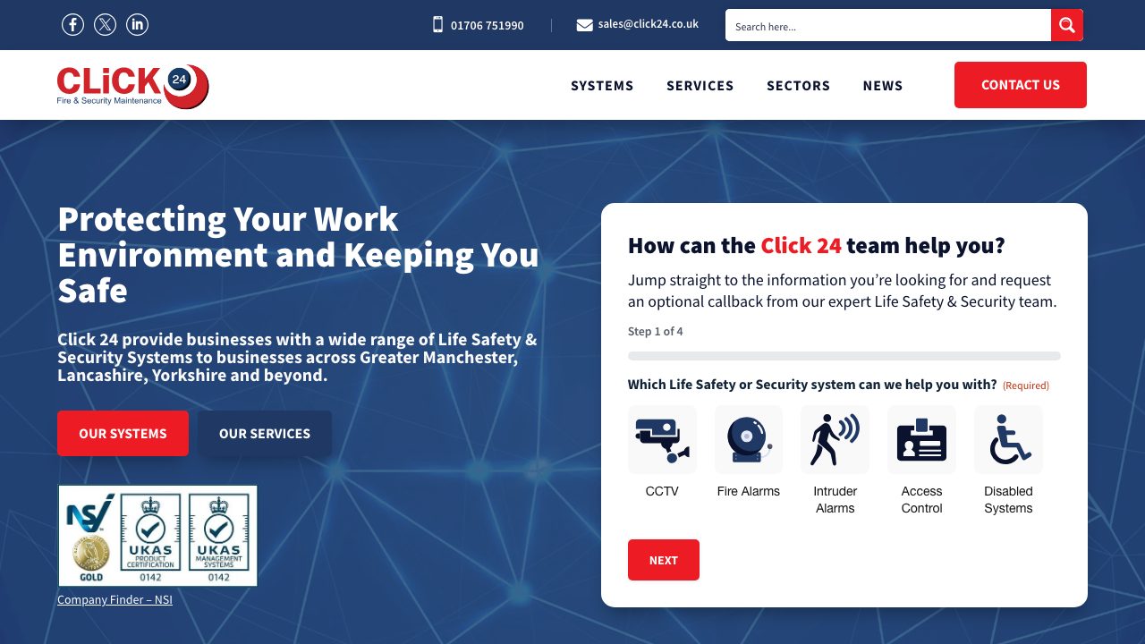 Click 24 Ltd website