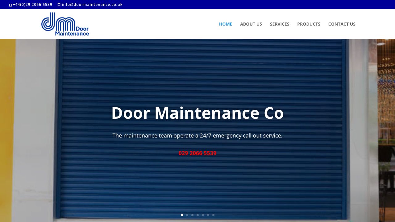 Door Maintenance Group Ltd website