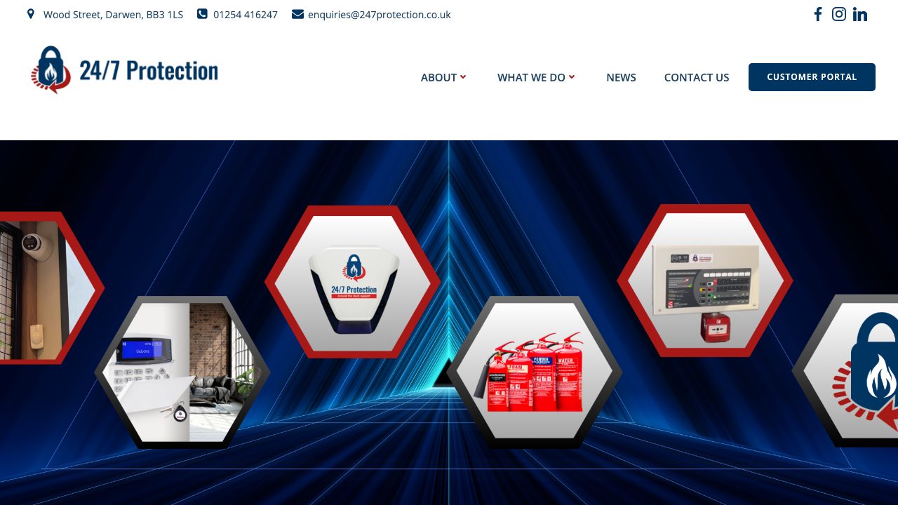 24/7 Fire and Security Protection Ltd website