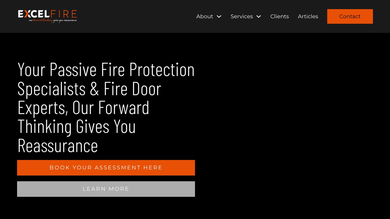 Excel Fire Protection Ltd website