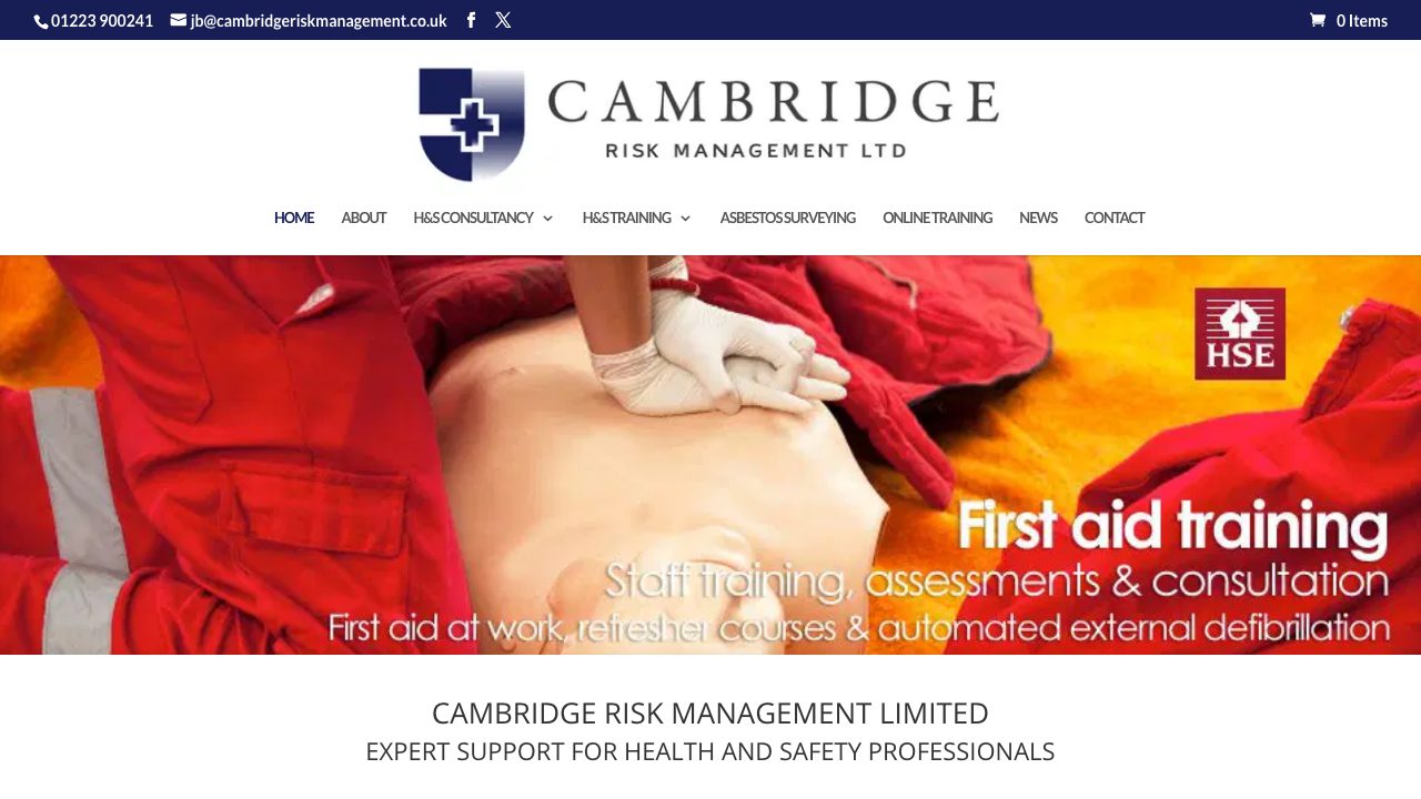 Cambridge Risk Management Ltd website