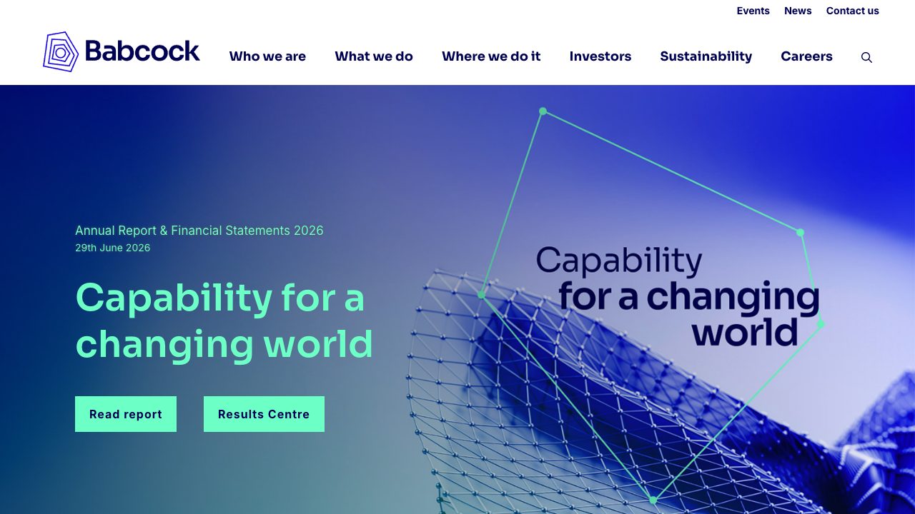 Babcock International Group Plc website