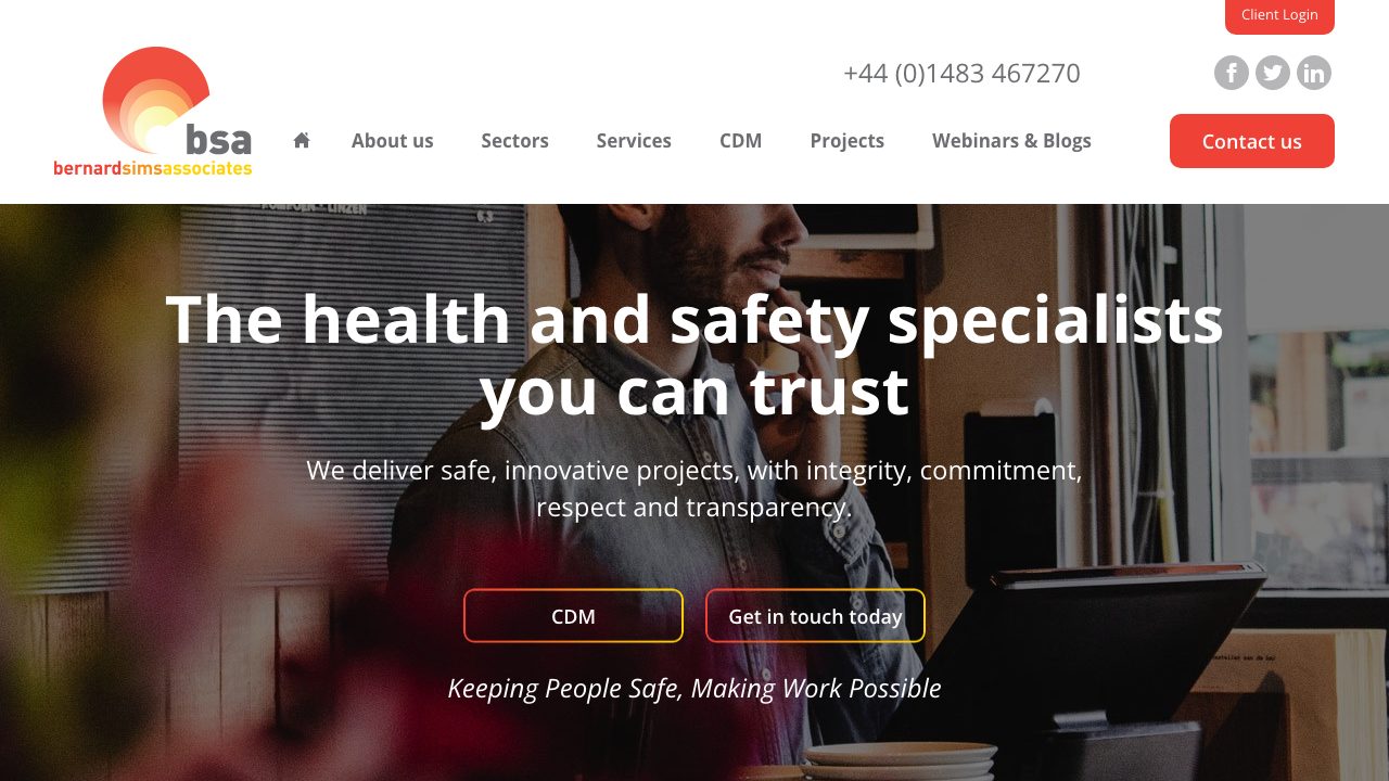 Bernard Sims Associates website