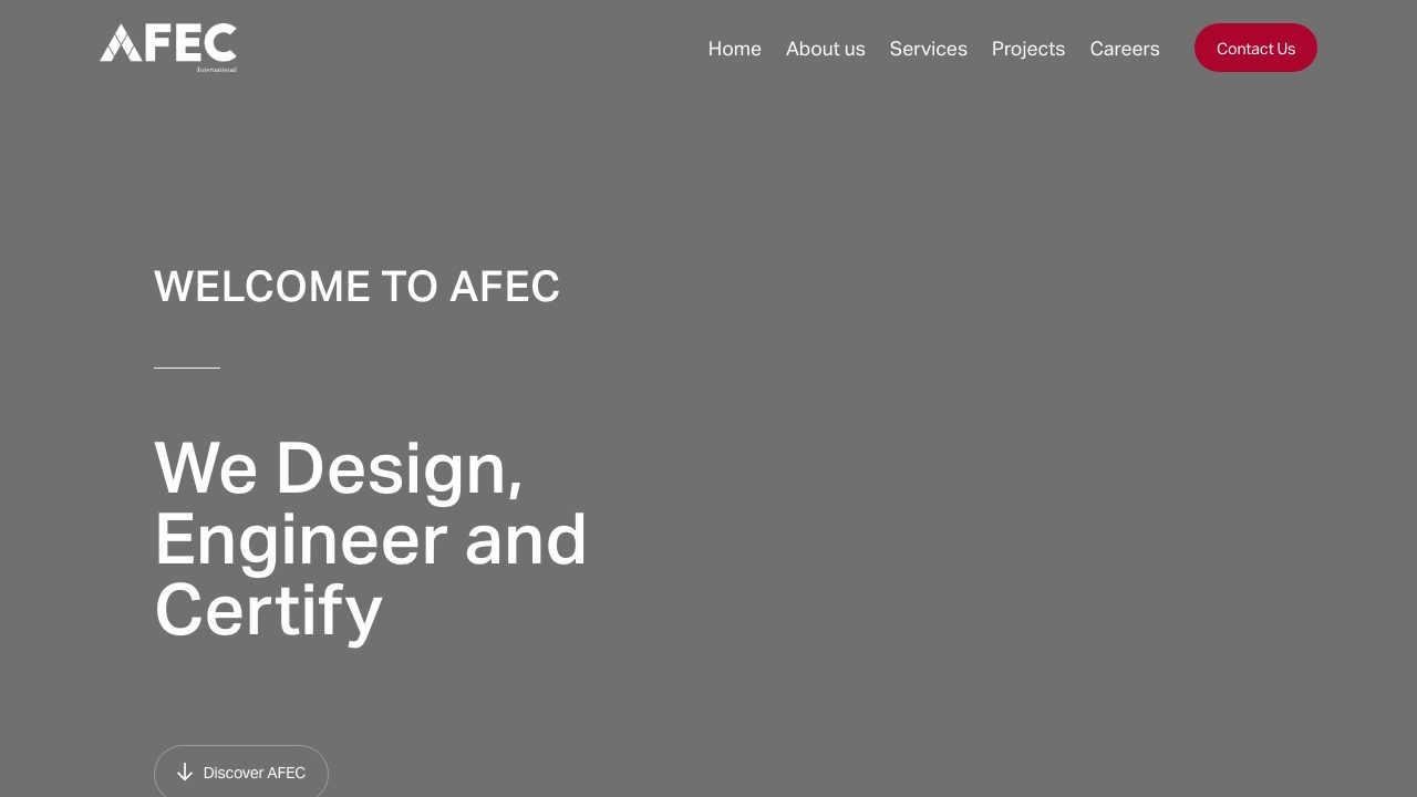 AFEC International website