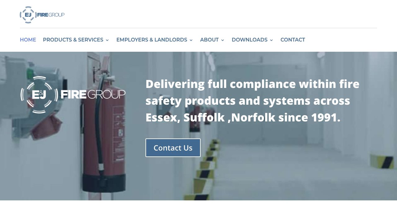 E & J Fire And Security Ltd website