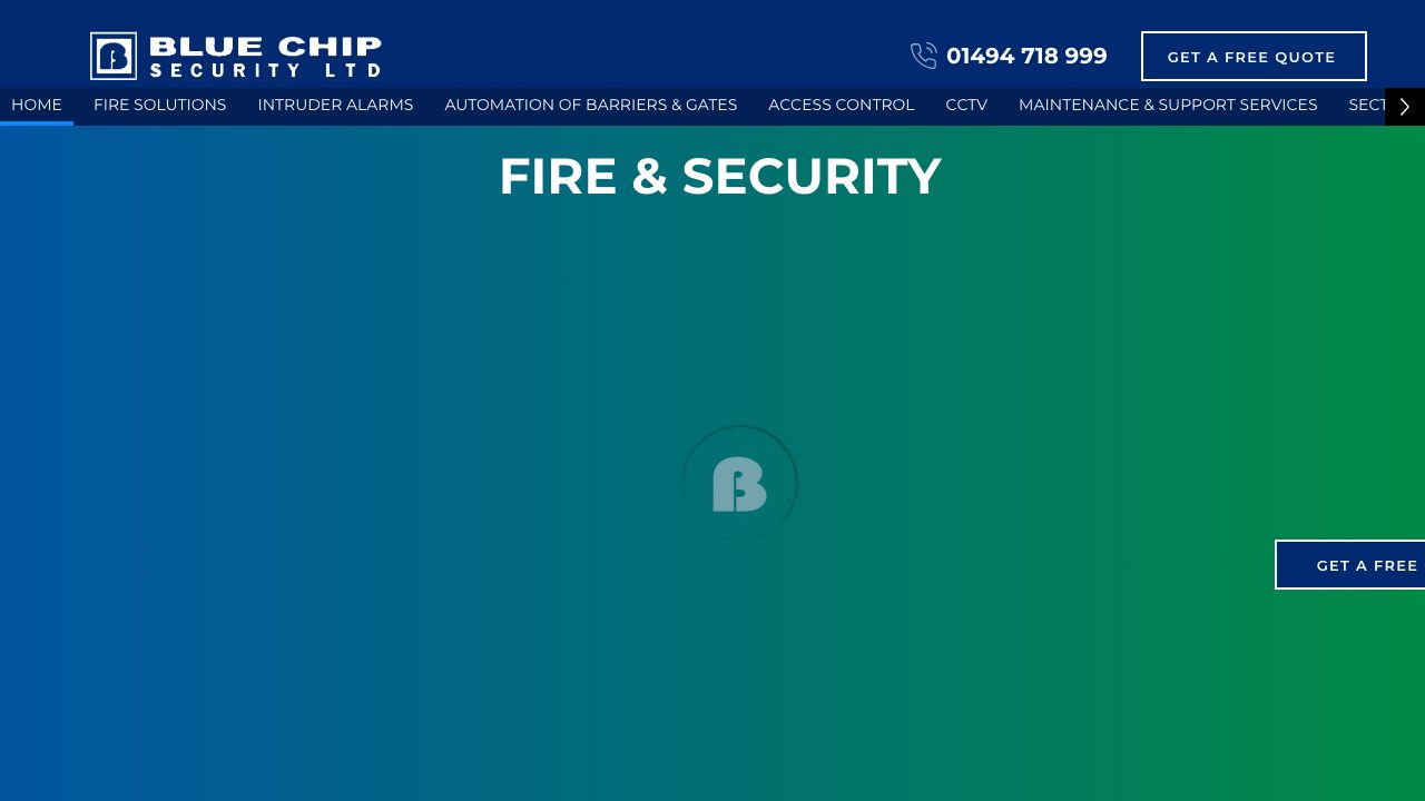 Blue Chip Security Ltd website